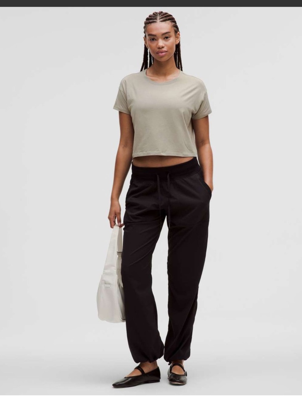 lululemon🍋 Cates Tee in Riverstone Size 12 NWT Pima Cotton - Picture 2 of 8